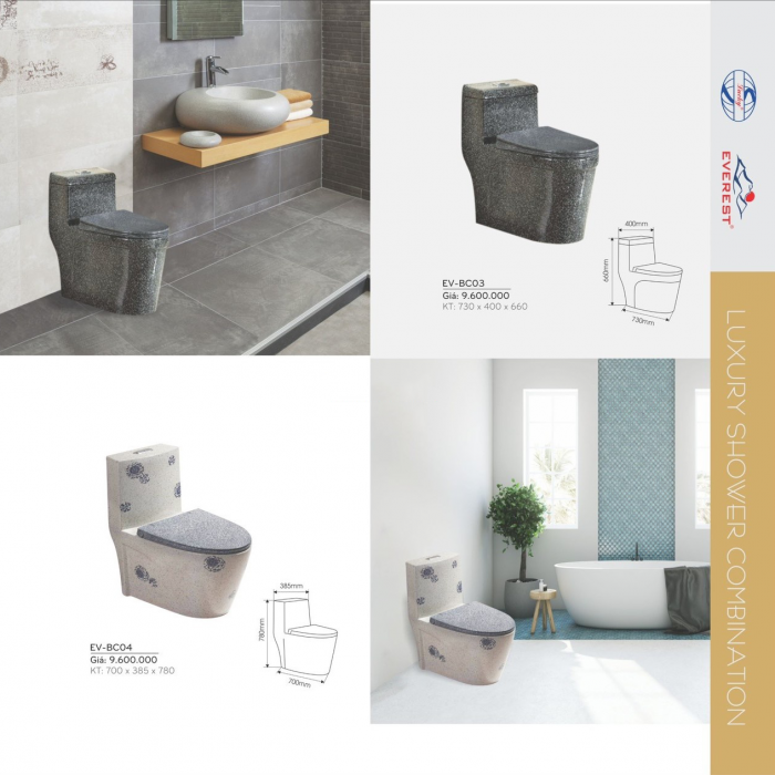 Bồn cầu cổ điển EV-BC04