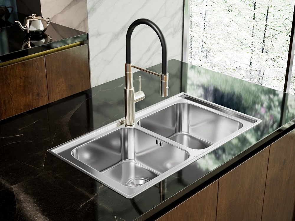 Chậu rửa bát có độ sâu phù hợp