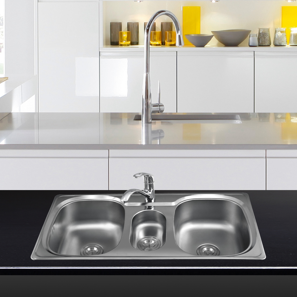 Chậu rửa chén 3 hố