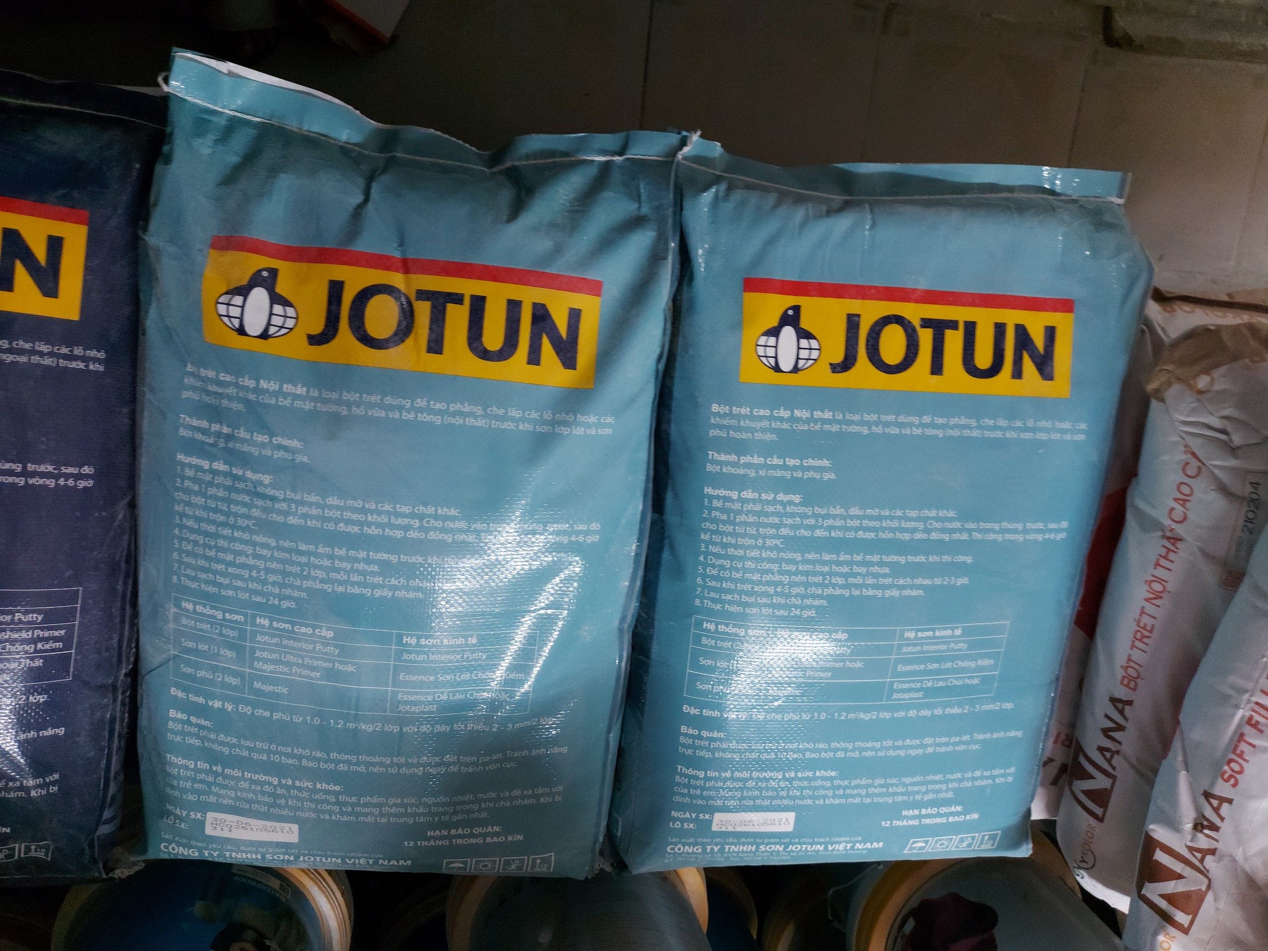 Bột trét tường Jotun tại Bình Dương chính hãng