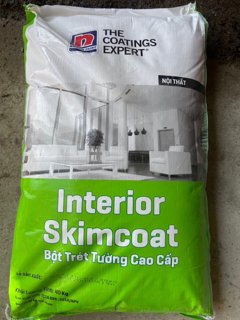 Bột trét tường Nippon tại Bình Dương